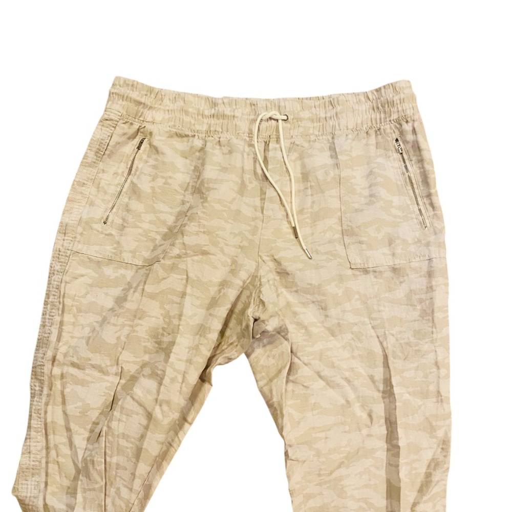Athleta Cabo Tide Linen Jogger-Neutral Camo-Size 22 - Picture 6 of 10